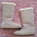 Michael Kors Shoes | Michael Kors Neutral Tan Suede Shearling Lined Boot Shoe Size 6m | Color: Cream/Tan | Size: 6