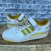 Adidas Shoes | Adidas Forum 84 Low Athletic Casual Shoes White Yellow Gx4537 Mens Size 13 New | Color: Red/White/Yellow | Size: 13