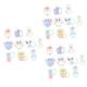 BESTonZON 30 Pcs Teether Toys Baby Teething Baby Plaything Baby Teether Toys Kids Toys Baby Shaker Baby Toys Self-Soothing Teether The Bell Abs Child Puzzle