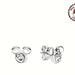 Disney Accessories | Disney Mini Mouse Themed Tribute 925 Silver Stud Earrings Kid Children Adult | Color: Silver | Size: 1/4 Inch