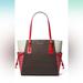 Michael Kors Bags | Michael Kors Voyager East/West Tote. Awesome Handbag! Nwt | Color: Brown/Red | Size: Os