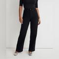 Madewell Jeans | Madewell Nwt The Petite Curvy Perfect Vintage Wide-Leg Jeans Size 26p | Color: Black | Size: 26p