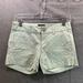 American Eagle Outfitters Shorts | American Eagle Outfitters Shorts Women Size 00 Midi Stretch Green Pokadot Color | Color: Green | Size: 00