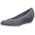 s.Oliver Damen 22300 Pumps, Blau (Denim 802), 40