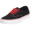 Vans Authentic VQER6BI, Unisex - Erwachsene Klassische Sneakers, Schwarz ((Rasta) Black/red), EU 42.5 (US 9.5)