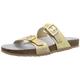 PIECES PS TALY Leather Sandal Gold, Damen Sandalen, Gold (Gold Colour), 37 EU