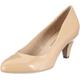 Buffalo London Damen 110-7909 PATENT PU Pumps, Beige/Natural 40, 39