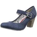 s.Oliver 24400, Damen Mary Jane Pump, Blau (Navy 805), 38 EU (5 Damen UK)