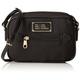 Guess Damen Florencia Crossbody Top Zip handtaschen, Schwarz (Nero), One Size