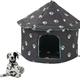 CBLdF dog bed Outdoor Dog House Bed Soft Winter Cat House-Blue-L