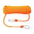 10mm Static Rock Climbing Rope 49ft 82ft 115ft 148ft 295ft 591ft Outdoor Safety Ropes with 2 Carabiner Arborist Tree Climbing Rescue Grappling Lifeline Magnet Fishing Rope ( Color : Orange , Size : 10