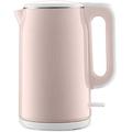 Kettles,Household Kettle Large Capacity 1800W High Power for Fast Heating Tea Kettle, Stainless Steel Kettle 1.7L, Cordless Kettle Auto Shut-Off Seamless One Liner/Pink vision