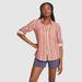 Eddie Bauer Women's Carry-On Long-Sleeve Button-Down Shirt - Petunia - Size XS