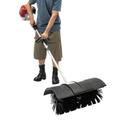 Petrol Powered Sweeper, 52cc 2-Stroke Nylon Brush Handheld Sweeper Gasoline Engine Power Broom Brush Cleaner for Artificial Grass Construction Sites, Street Cleaning and Snow Sweep