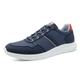 LEOSS ORIGINAL Mens Trainers Trainers Mens Lace Up Breathable Comfortable Trainers, navy, 10 UK