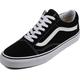 Vans Adult Unisex Old Skool Shoes, (Canvas) Black/True White, 7.5 Women/6 Men