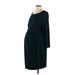 Seraphine Casual Dress - Sheath: Black Solid Dresses - Women's Size 10 Maternity