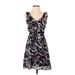 H&M Casual Dress: Blue Hearts Dresses - Women's Size 2