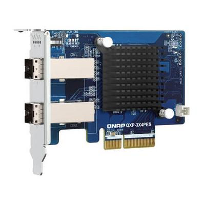 QNAP QXP-3X4PES 2-Port SFF-8644 PCIe 3.0 x4 Expans...