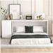 Ebern Designs Platform 2 Piece Bedroom Set, Solid Wood in Brown/Green/White | 31.7 H x 62.6 W x 79.7 D in | Wayfair