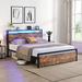 17 Stories Rennae Panel Storage Bed Wood in Black/Brown | Full | Wayfair A7B1B88EE53E487E84FFBB715A2024CC