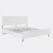 Everly Quinn Stagner Panel Bed, Metal in White | Wayfair C3EB475F365849C69BCB4214A42F644A