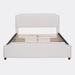 Red Barrel Studio® Jaxx Upholstered Platform Storage Bed, Wood in Brown | Wayfair 1455E199977F4255BE8254B4E9280B9C