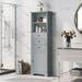 Winston Porter Tall Storage Cabinet w/ 3 Drawers & Adjustable Shelves, Metal in Gray | Wayfair 2C5681B498E946FCBF6060A6EE4A9ADE