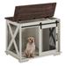 Tucker Murphy Pet™ Alena Pet Crate, Metal in Gray/Brown | 25.6 W in | Wayfair B615ED8C2A3146789B28DA4647F98A33