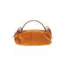 Sergio Rossi Leather Shoulder Bag: Pebbled Tan Print Bags