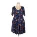 Torrid Casual Dress - A-Line: Blue Dresses - Women's Size 1X Plus