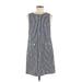 Tommy Hilfiger Casual Dress - Shift Crew Neck Sleeveless: Blue Stripes Dresses - New - Women's Size 6