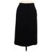 Yves Saint Laurent Rive Gauche Casual Skirt: Black Solid Bottoms - Women's Size 42