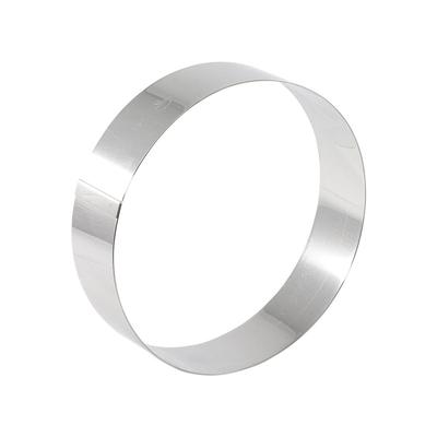 Matfer Bourgeat 371407 7 1/8" Round Mousse Ring, Stainless Steel
