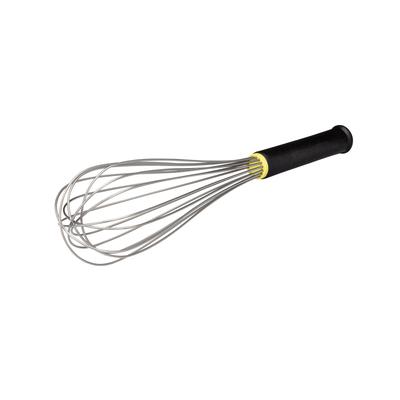 Matfer Bourgeat 111023 Exoglass 12" Piano Wire Whisk, Heat Resistant to 430 F, Stainless Steel/Insulated Handle