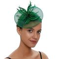 fascinators kentucky derby chapeau casque plumes fête de mariage / soirée melbourne cup cocktail royal astcot fleurs avec plume casque couvre-chef