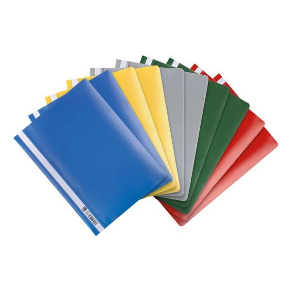 Oxford 10er-Pack Schnellhefter A4, Fassungsvermögen 160 Blatt mehrfarbig