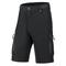 Herren MTB Hosen Fahhrad Baggyhosen Mountainbike Shorts MTB Mountain Rennrad Sport Patchwork 3D-Pad Atmungsaktiv Schnelltrocknend Feuchtigkeitsableitung Schwarz Armeegrün Bekleidung Fahrradbekleidung