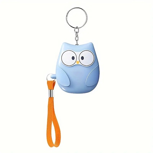 1 Stück persönlicher Sicherheitsalarm für Frauen, 130 dB Selbstverteidigungs-Schlüsselanhänger mit LED-Blitzlicht, persönliche Notfall-Sicherheitsgeräte, Schlüsselanhänger-Alarme für ältere Menschen Image