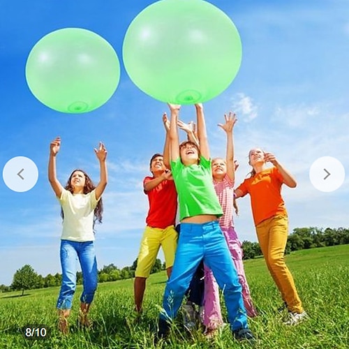 Spielzeug-Blasenball Urlaub Hüpfball elastischer super großer Strandballon übergroßer aufblasbarer gefüllter Wasserinjektionsball Image