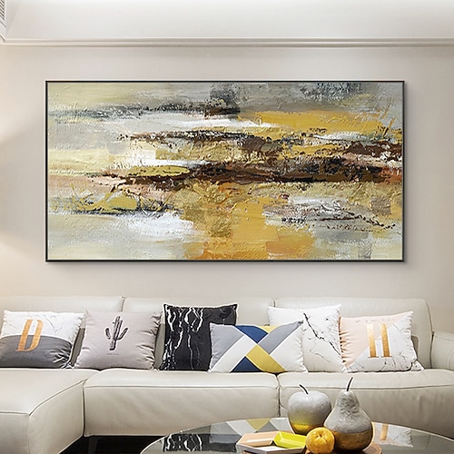 Mintura handgefertigte abstrakte Ölgemälde auf Leinwand, Wandkunst, Dekoration, moderne Bilder für Heimdekoration, gerollte, rahmenlose, ungedehnte Malerei Image