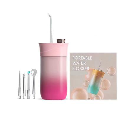 4 In 1 Water Flosser For Teeth Cordless Water Flossers Oral Irrigator With DIY Mode 4 Jet Tips Tooth Flosser Portable And Rechargeable For Home Travel For Men And Women Daily Teeth Care