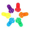 6pcs Easy Can Opener Bottle Opener Plastic Drink Lid Random Color Easy To Use Kitchen Accessories Cool Gadgets