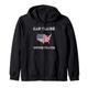 Eau Claire United States Vintage United States Flagge Karte Kapuzenjacke