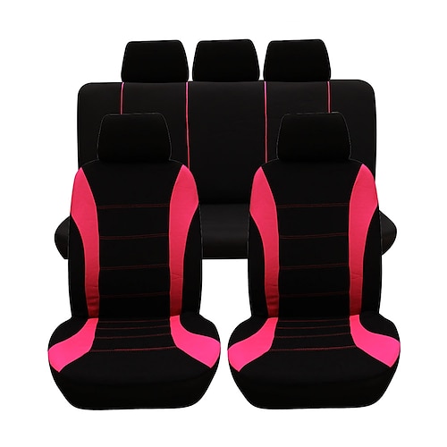 9 pz / set coprisedili per auto comodo antipolvere protettore di stoffa arte proteggere cuscino seggiolini auto auto-styling automobili interni auto universale coprisella completo
