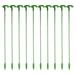 Megawheels Plant Support Stakes | 10/30 Pieces 3mm Thick Garden Single Stem Flower Support Stake | Plant Cage Support Rings for Tomato Orchid Lily Peony Rose Flower Stem