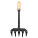 Gardening Hand Rake Garden Hand Cultivator Soil Rake Tiller for Loosening Soil Weeding Digging