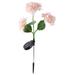 Solar Garden Stake Lights Color Changing Combination Lights Wireless Solar Garden Stake Lights for Pathway Yard Wedding Decor (Pink)