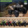 12V Battery Powered Kids Ride On Quad ATV Toy with LED Headlights