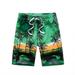 YUHAOTIN Shorts Men Casual Summer Casual Beach Pants Men s Shorts Men s Coconut Tree Print Casual Pants Plus Size Workout Shorts Mens Bike Shorts Padded Road